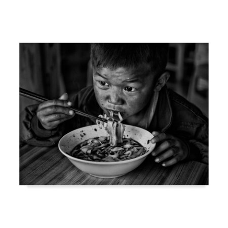 Trademark Fine Art Bj Yang 'Spicy Noodle' Canvas Art, 35x47 1X07406-C3547GG